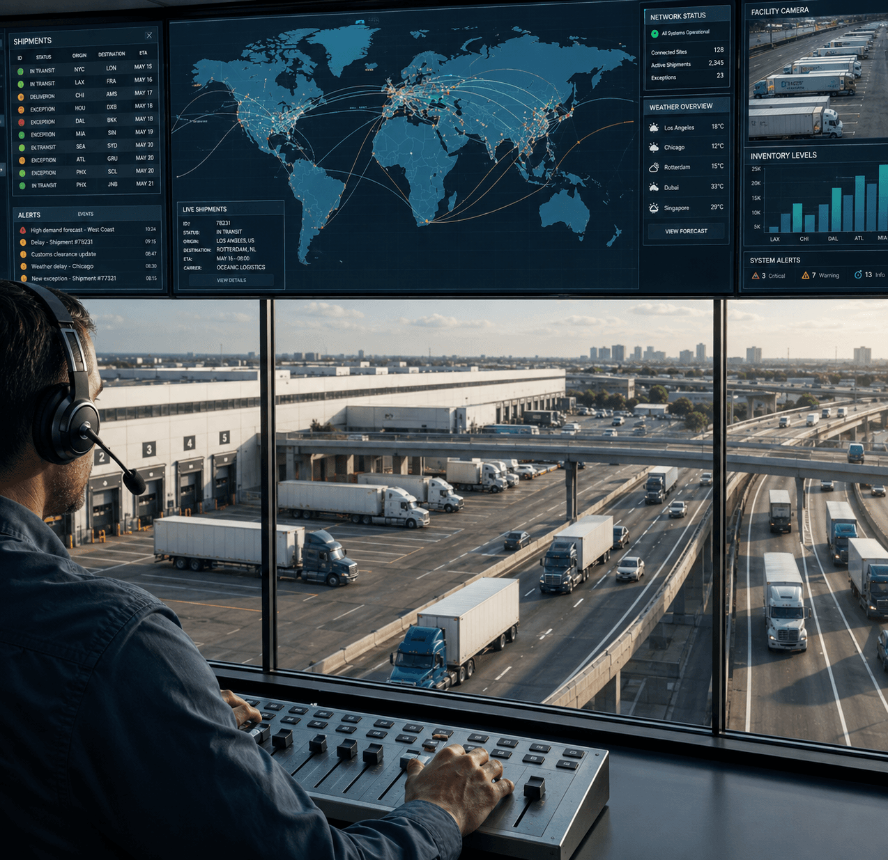 Desarrollo de servicios 4PL y Control Tower de Transporte